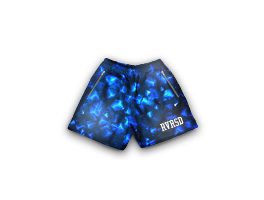 Ice Blue Mesh Shorts