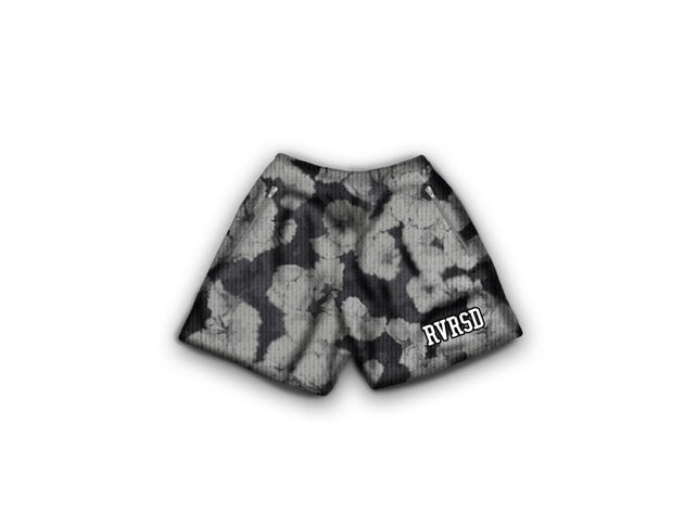 RVRSD “Grey Flower” Mesh Shorts